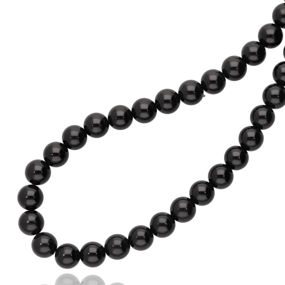 SVオニキスネックレス 8mm | 宝石・時計 モンデン