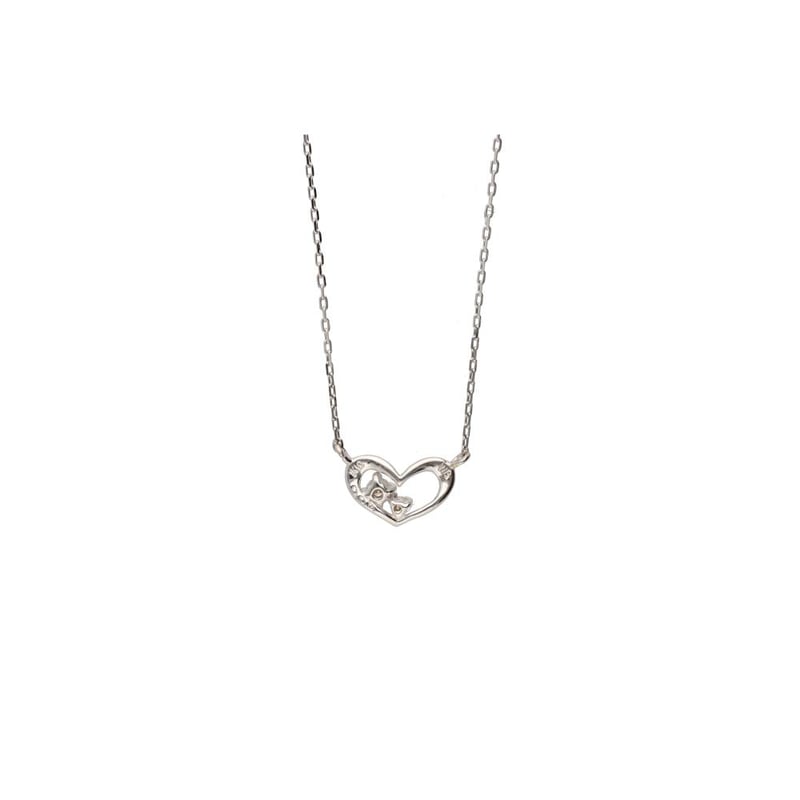 K10WG ダイヤモンド ネックレス 0.03CT K10WG・ダイヤモンド0.03ct 