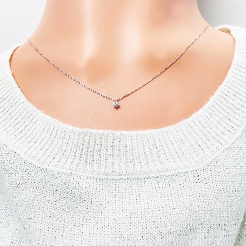 PTダイヤモンドネックレス 0.1ct | 宝石・時計 モンデン