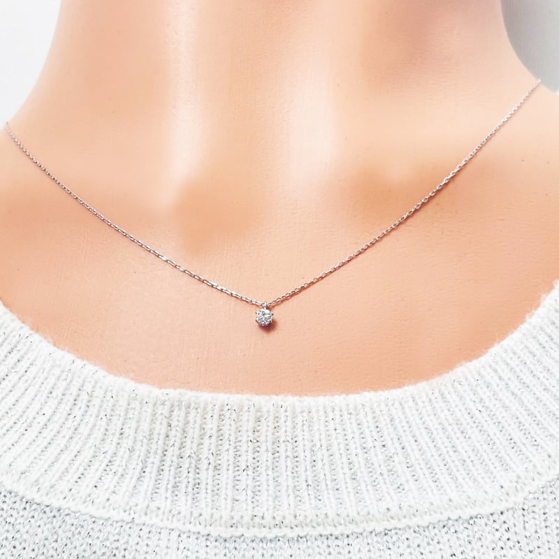 PTダイヤモンドネックレス 0.1ct | 宝石・時計 モンデン