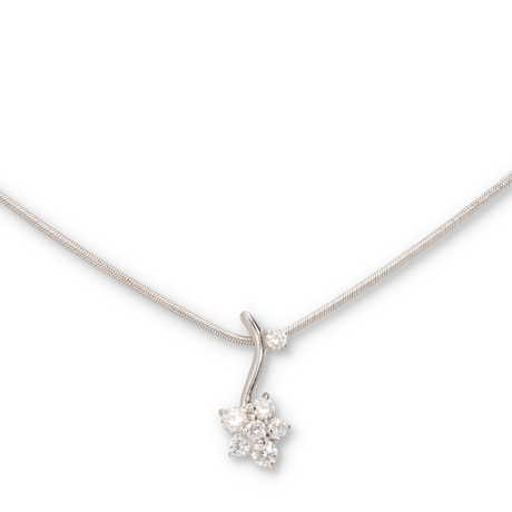 PTダイヤモンドネックレス(HOSHI no SUNA)　0.24ct