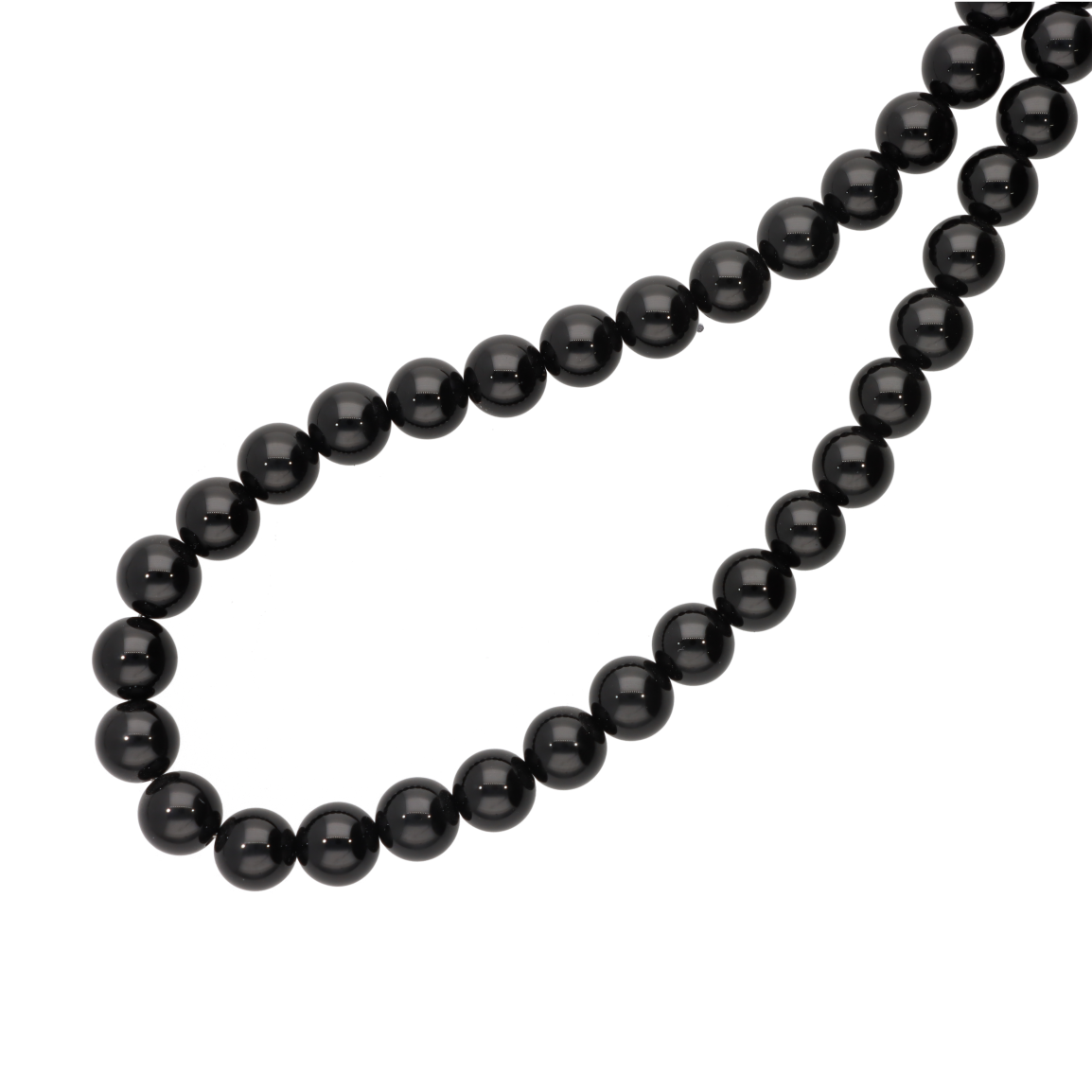 SVオニキスネックレス 8mm | 宝石・時計 モンデン