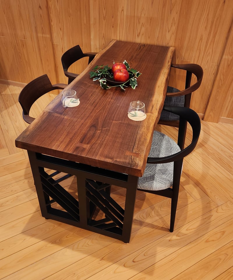 Sale ヴィンテージ ウォールナット スクウェア ダイニングテーブル