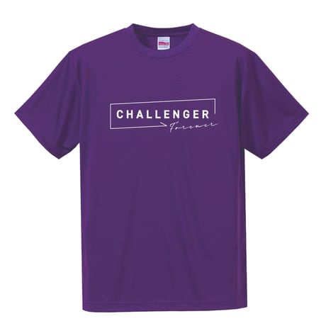 Challenger Forever ショートスリーブTEE バイオレットパープル