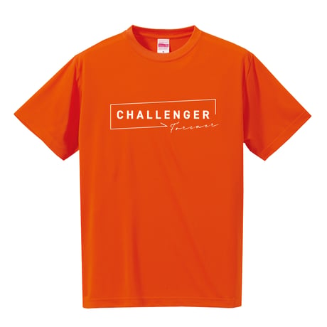 Challenger Forever ショートスリーブTEE オレンジ