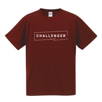 Challenger Forever ショートスリーブTEE バーガンディ