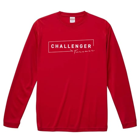 Challenger Forever ロングスリーブTEE レッド