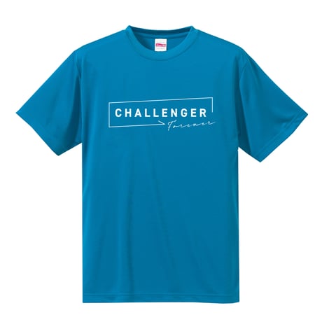 Challenger Forever ショートスリーブTEE ターコイズブルー