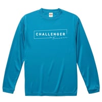 Challenger Forever ロングスリーブTEE ターコイズブルー