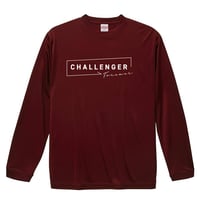 Challenger Forever ロングスリーブTEE バーガンディ
