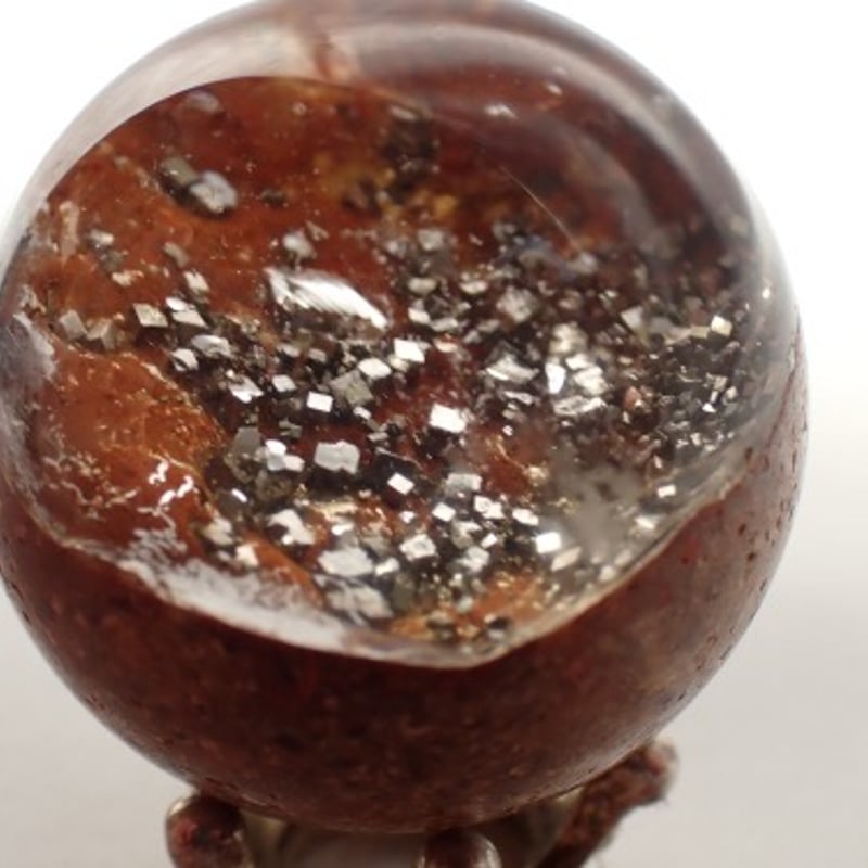 パイライトガーデンスフィア パイライトインガーデンクオーツスフィア | クリスタル ドゥ