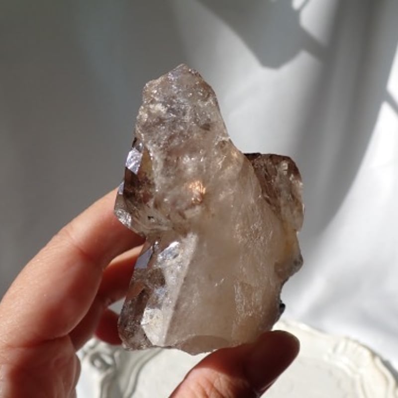 ブラックトルマリン共生 スモーキークォーツエレスチャル