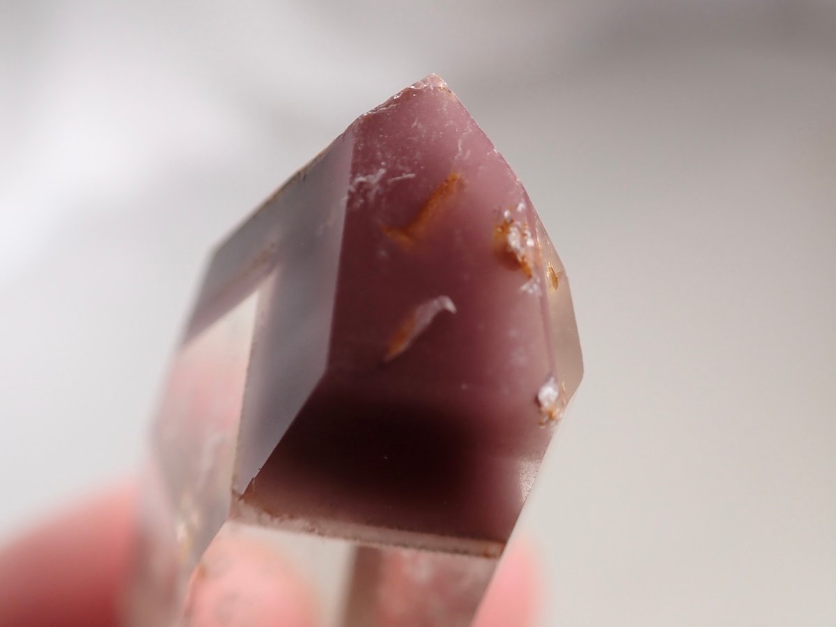 リチウムクォーツ(ピンク)単結晶 リチウムクォーツ(ピンク)単結晶