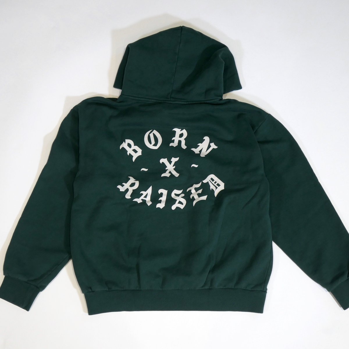 MC BORN RAISED HOMEGIRL ROCKER HOODIE BK