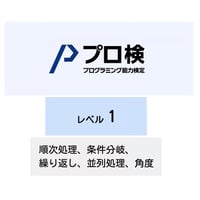 プログラミング能力検定：レベル１