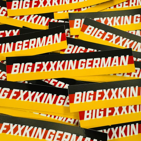BIG FXXCKIN GERMAN<ステッカー>