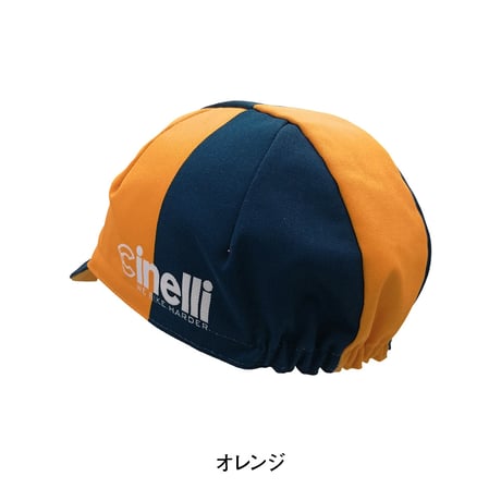 チネリ キャップ WE BIKE HARDER ORANGE