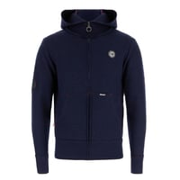 【Santini サンティーニ】長袖 フード付きアウター Eroica Confine Hoodie エロイカフーデー マリーン
