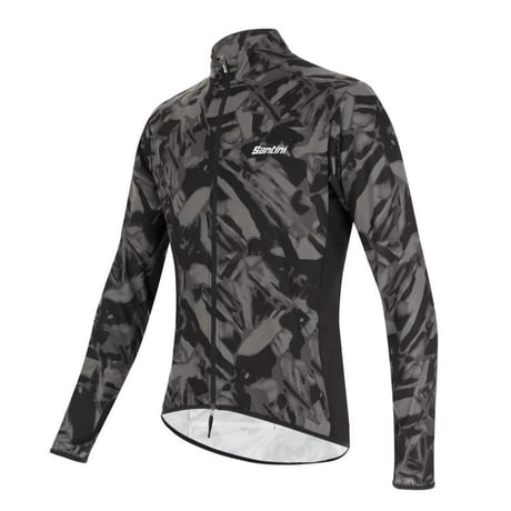 【Santini サンティーニ】GRAVEL NEBULA WINDPROOF JACKET　グラベル ネビュラ ジャケット　グレイ
