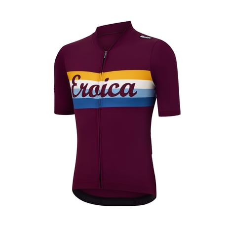 サンティーニ　EROICA TIMO - SHORT SLEEVE JERSEY BORDEAUX