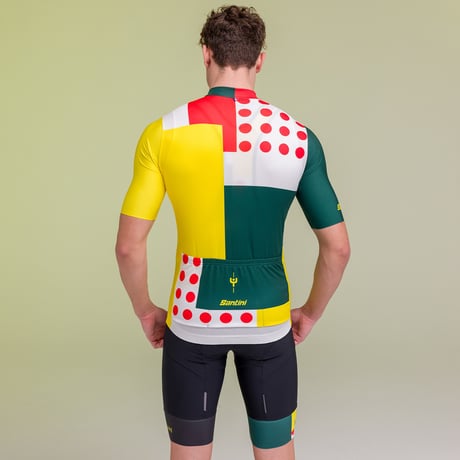 サンティーニ(Santini) MAILLOT JAUNE OFFICIAL - COMBO KIT サイクリング ビブショーツ