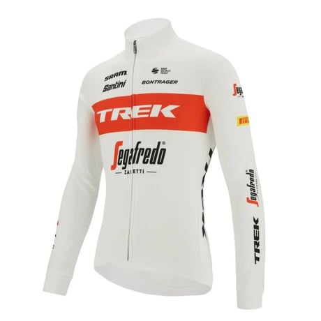 【Santini サンティーニ】 Trek Segafredo – JERSEY　トレック セガ・フレッド ロングスリーブジャージ　ホワイト