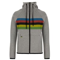 サンティーニ フルジップフーディー UCI Official IRIDE グレイ