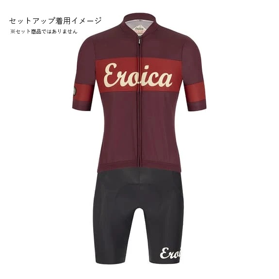 Santini サンティーニ】Eroica Ruby Short Sleeve Jersey
