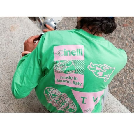 チネリ ロングスリーブTシャツ 75th anniversary cactus