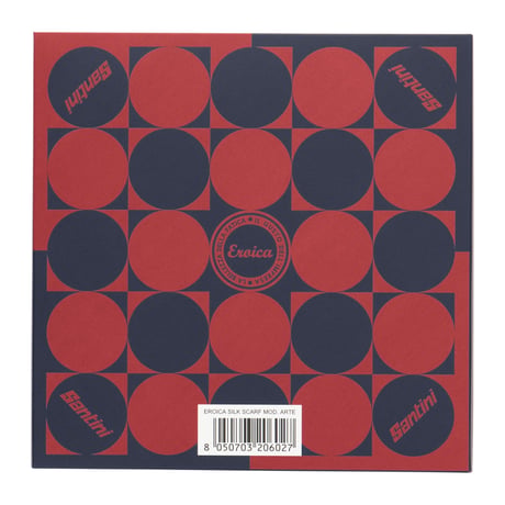 サンティーニ　スカーフ EROICA - SILK SCARF ROSSO