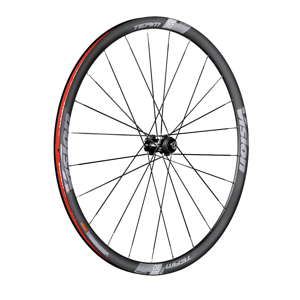 VISION TRIMAX30シルバーホイール前後セット タイヤ付 5000s Vision TEAM30 ホイール前後セット ディスクブレーキ仕様 クリンチャー