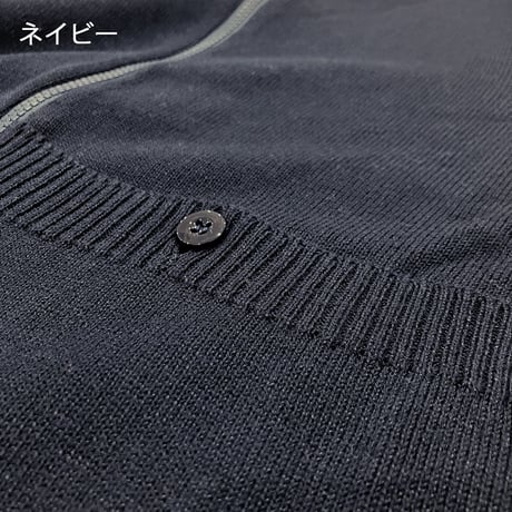 デマルキ　Camo Knit Bomber カモ・ニット・ボンバー  ネイビー
