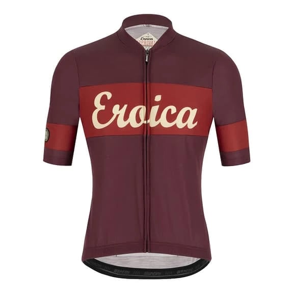 Santini サンティーニ】Eroica Ruby Short Sleeve Jersey
