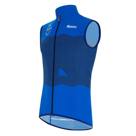 【Santini サンティーニ】Nibali SQUALO DESIGN ウィンドプルーフベスト