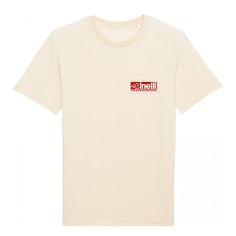 チネリ Tシャツ RACING BICYCLES NATURAL RAW