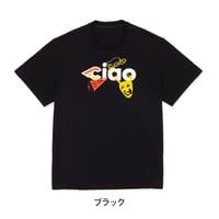 チネリ　CIAO アイコン Tシャツ  ブラック