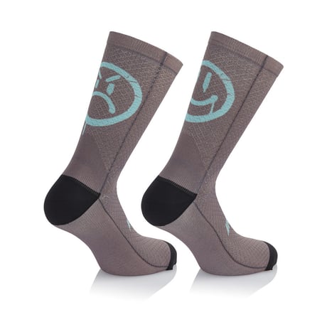 SMILE EMOTIONS SOCKS スマイルエモーションズ ソックス グレイ
