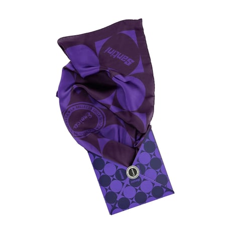 サンティーニ　スカーフ EROICA - SILK SCARF VIOLA