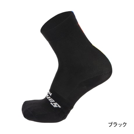 サンティーニ　ソックス　UCI OFFICIAL - CYCLING SOCKS　ブラック