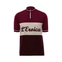 サンティーニ　EROICA VINO - SHORT SLEEVE WOOL JERSEY BORDEAUX