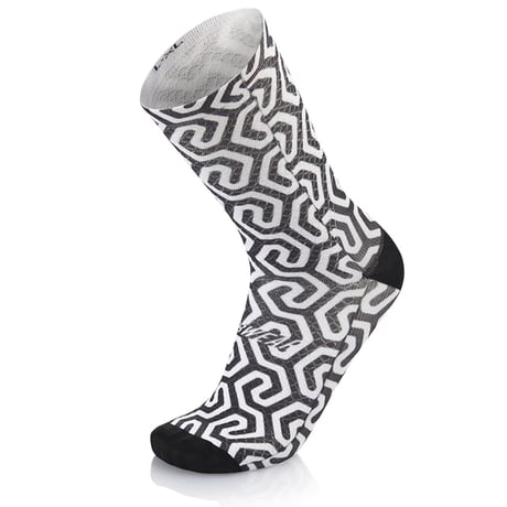 【旧モデルにつきセール】 FUN SOCKS　ファン ソックス　ブラック アンド ホワイト