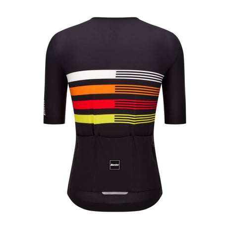 サンティーニ PIRELLI  ピレリ スポーツクラブ Tape サイクリングジャージ ブラック
