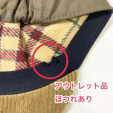 デマルキ キャンバスサイクリングキャップ カーキ Mサイズ
