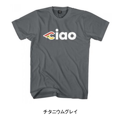 チネリ　CIAO チャオ Tシャツ  チタニウムグレイ