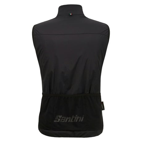 【Santini サンティーニ】3Mアルファパックウィンターベスト　ブラック　M