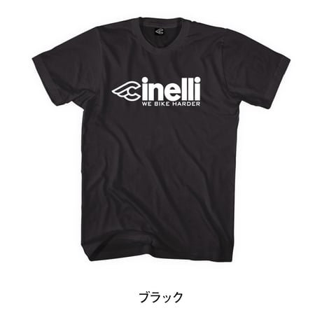 チネリ　WE BIKE HARDER Tシャツ