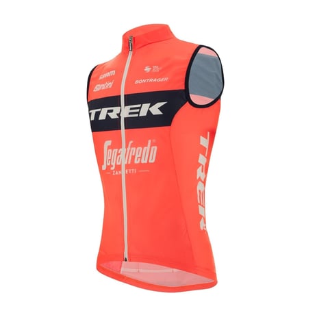 【Santini サンティーニ】 トレック セガ・フレッド　レプリカ ウィンドベスト　オレンジ