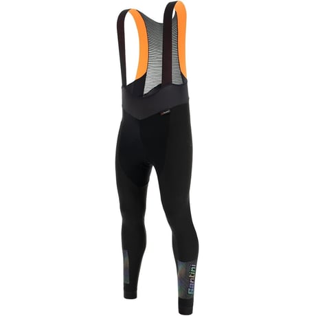 Santini Trek ビブタイツ 黒/多色 Santini Trek ビブタイツ 黒/多色 車