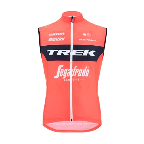 【Santini サンティーニ】 トレック セガ・フレッド　レプリカ ウィンドベスト　オレンジ