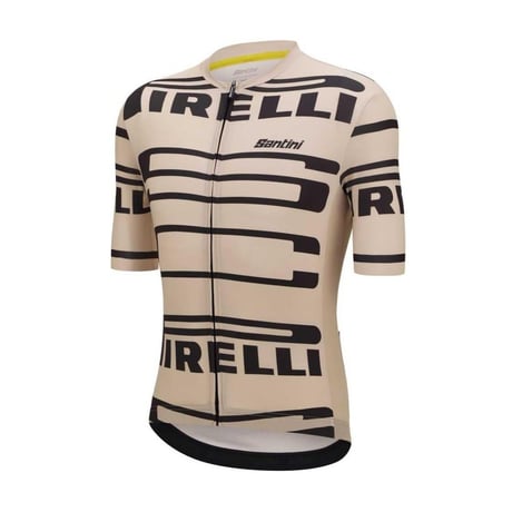 サンティーニ PIRELLI  ピレリ スポーツクラブ・サイクリングジャージ ベージュ